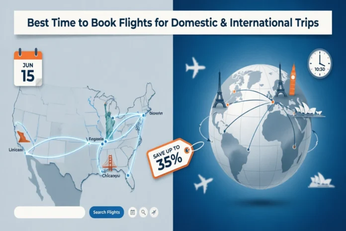 Best Time to Book Flights for Domestic & International Trips
