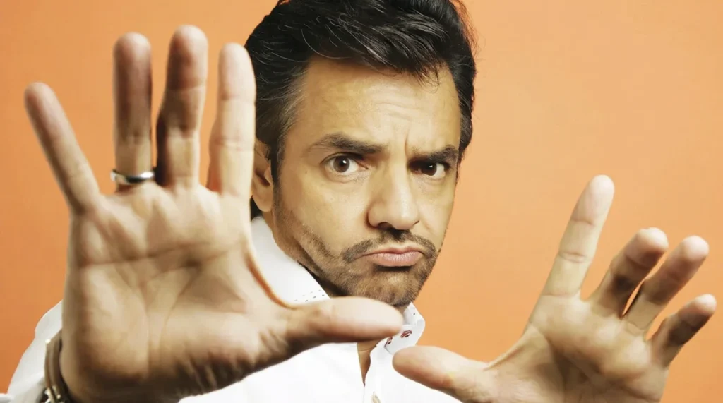 Eugenio Derbez Mexican actor comedian and director smiling at a public event in 2026