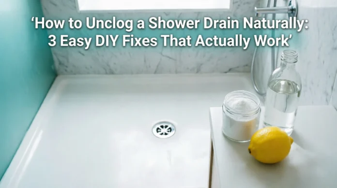 How to Unclog a Shower Drain Naturally